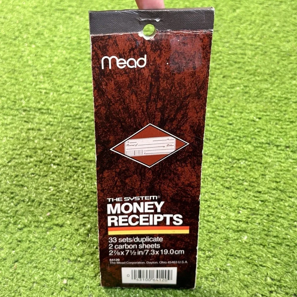 Vintage Mead The Systems Money Receipts Ephemera Journal 33 sets